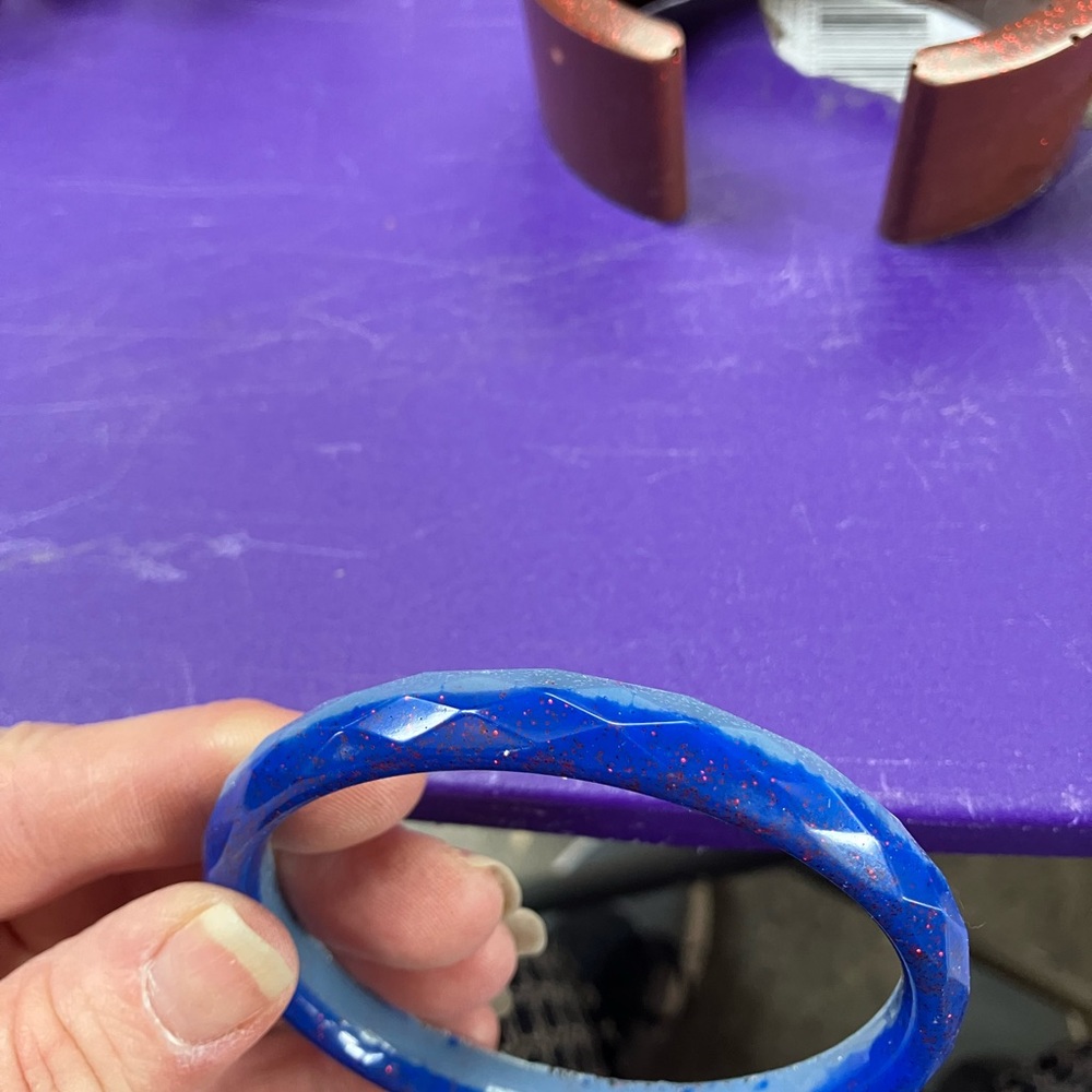 Handmade resin bracelet